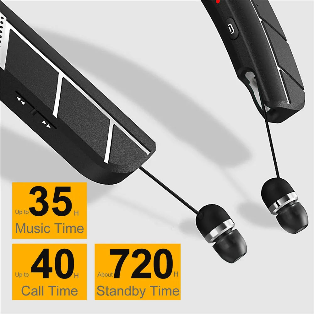 LZ-6 LZ-5 Bluetooth 5.0 Neckband Headset Wireless Earphone Speaker Headphone Waterproof Sport Headset With Mic NoiseCancelling