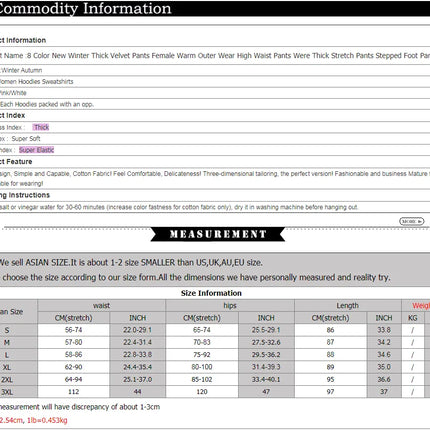 Winter Leggings For Women Warm Leggins Solid Color Velvet Leggins High Waist Leggings Stretchy Leggings dropshipping