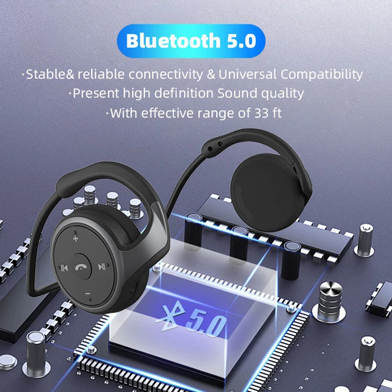 Arikasen A6 Bluetooth Earphones On ear Comfortable Wireless Headphone Microphone Deep Bass 3D Stereo Sound Bluetooth 5.0 Headset