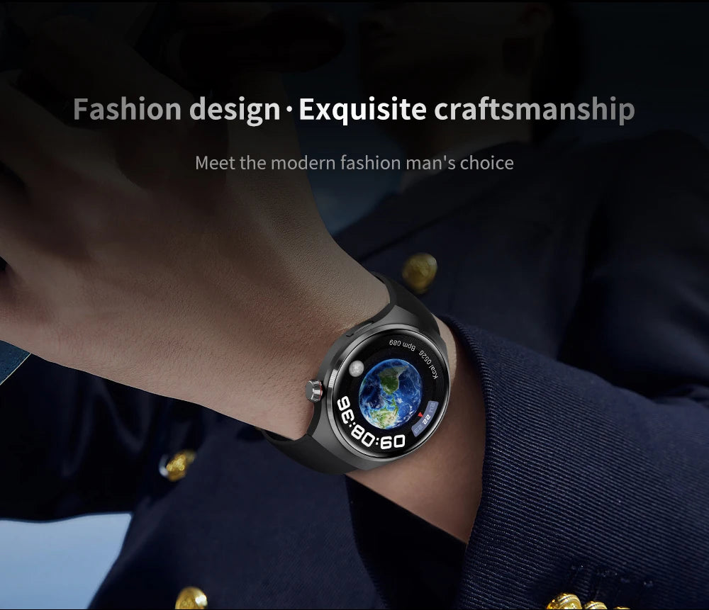 2024 New Smart Watch Heart rate Health Monitor Bluetooth Call NFC GPS Tracker IP68 Waterproof SmartWatch Men For HUAWEI GT4 Pro