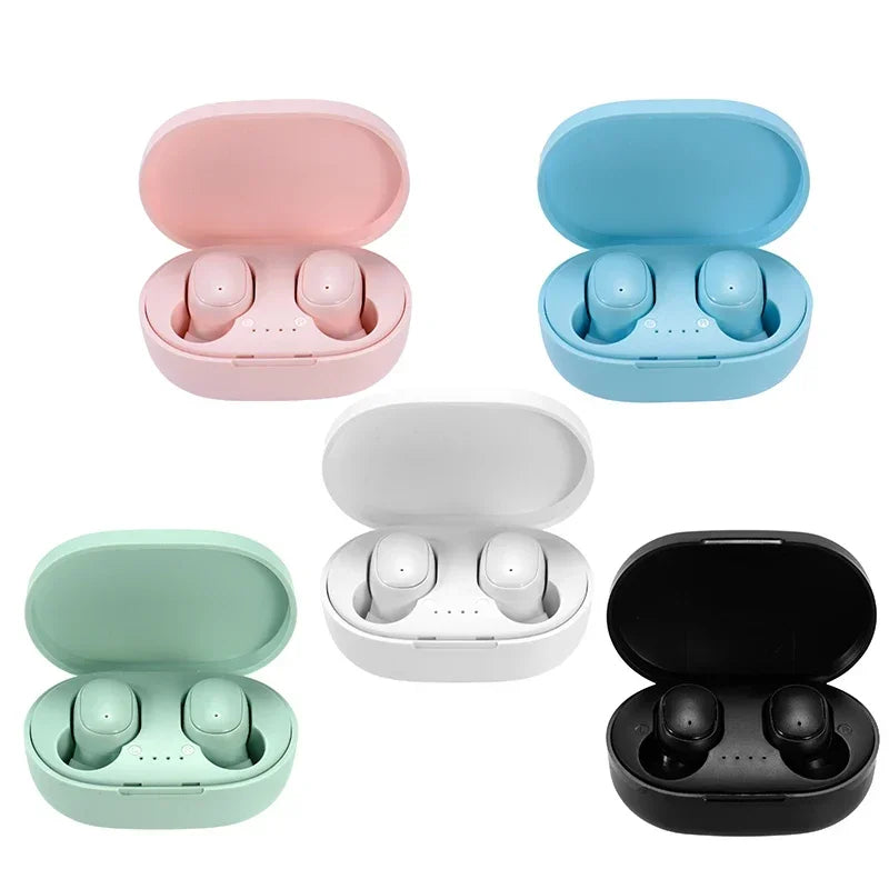 A6S TWS Bluetooth Wireless Headphones Wireless Earbuds 5.0 TWS Earphone Noise Cancelling Mic for Xiaomi iPhone Huawei Samsung