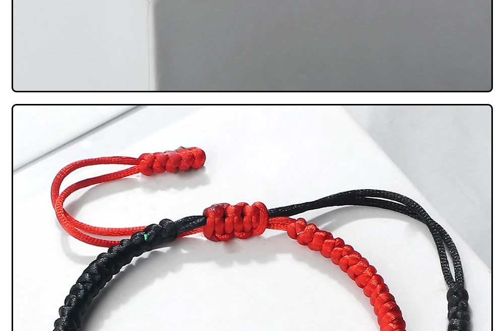 Palestine Flag String Bracelet Red Black White Green Rope Braided Bangle Christmas Gift UAE Kuwait Natural Stone Beads Bracelets