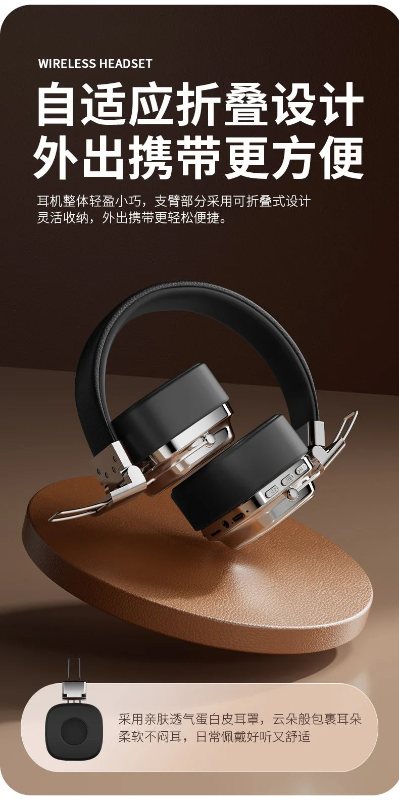 Original XIAOMI Bluetooth Wireless Headphones CR-8 Retro TWS Earphone For Samsung iPhone HIFI Game Headset With Mic Earbuds