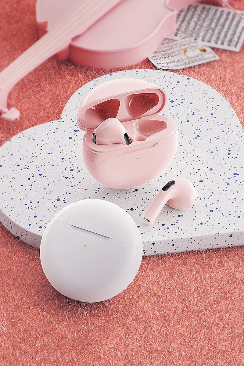 Original Air Pro 6 TWS Wireless Headphones Fone Bluetooth Earphones Mic Pods InEar Earpods Pro6 sport Headset For Xiaomi