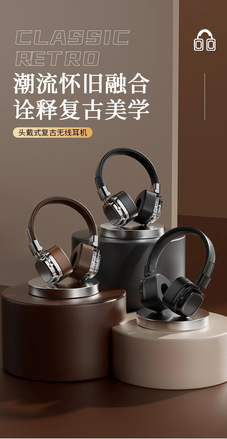 Original XIAOMI Bluetooth Wireless Headphones CR-8 Retro TWS Earphone For Samsung iPhone HIFI Game Headset With Mic Earbuds