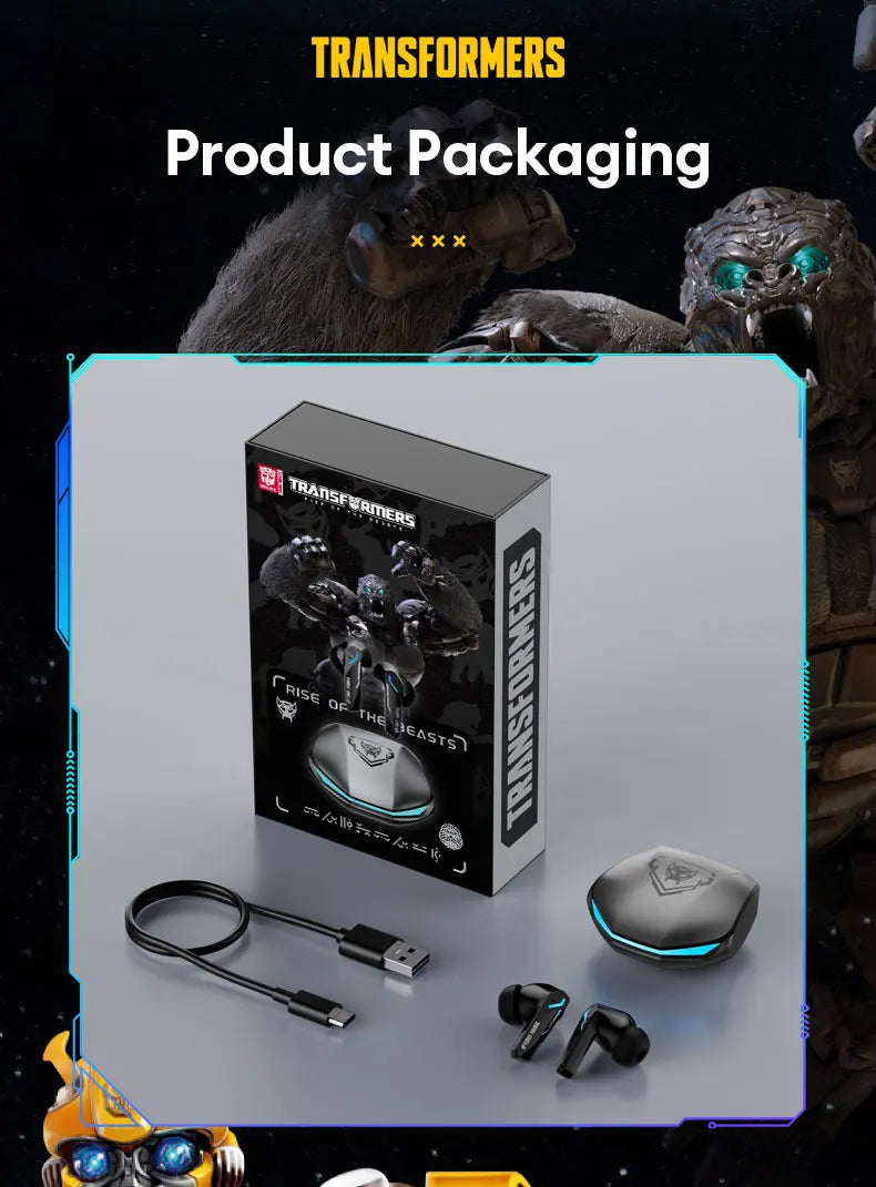 free shippping items cheap TRANSFORMERS TF-T10 True Wireless Bluetooth Earphones Music Headphones High Quality Choice Earbuds