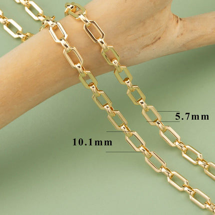 YEGUI C77,diy chain,18k gold rhodium plated,copper,pass REACH,nickel free,jewelry making,charms,diy bracelet necklace,1m/lot