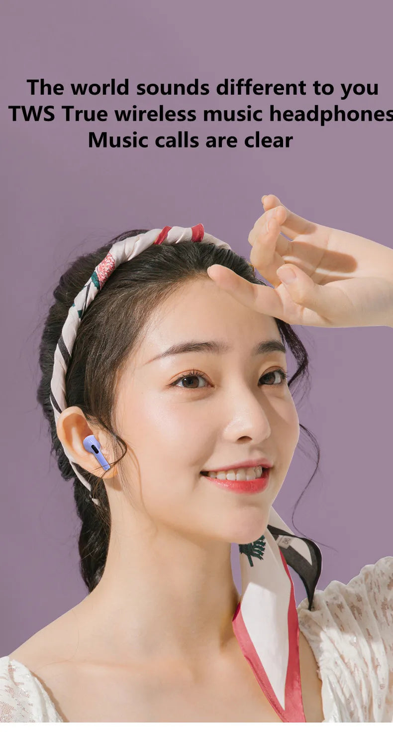 Original Air Pro 6 TWS Wireless Headphones Fone Bluetooth Earphones Mic Pods InEar Earpods Pro6 sport Headset For Xiaomi