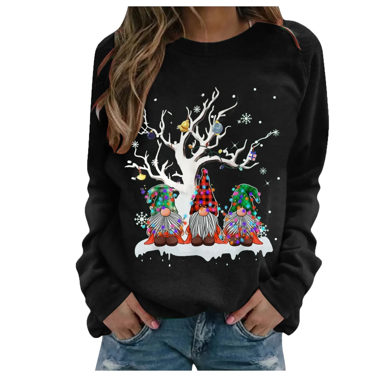Hooded Pullover Oversize Workout Sweater Kpop Ugly Xmas Sudadera Women Hoodies Christmas Fall Long Sleeve Sweatshirt Loose Fit