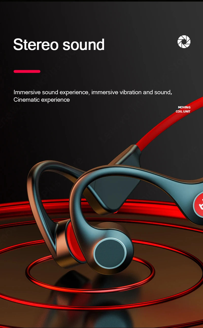Lenovo X4 X5 X3 Pro Bone Conduction Earphones Wireless Headphones Bluetooth Earphones Headset Hifi Wireless Earbuds