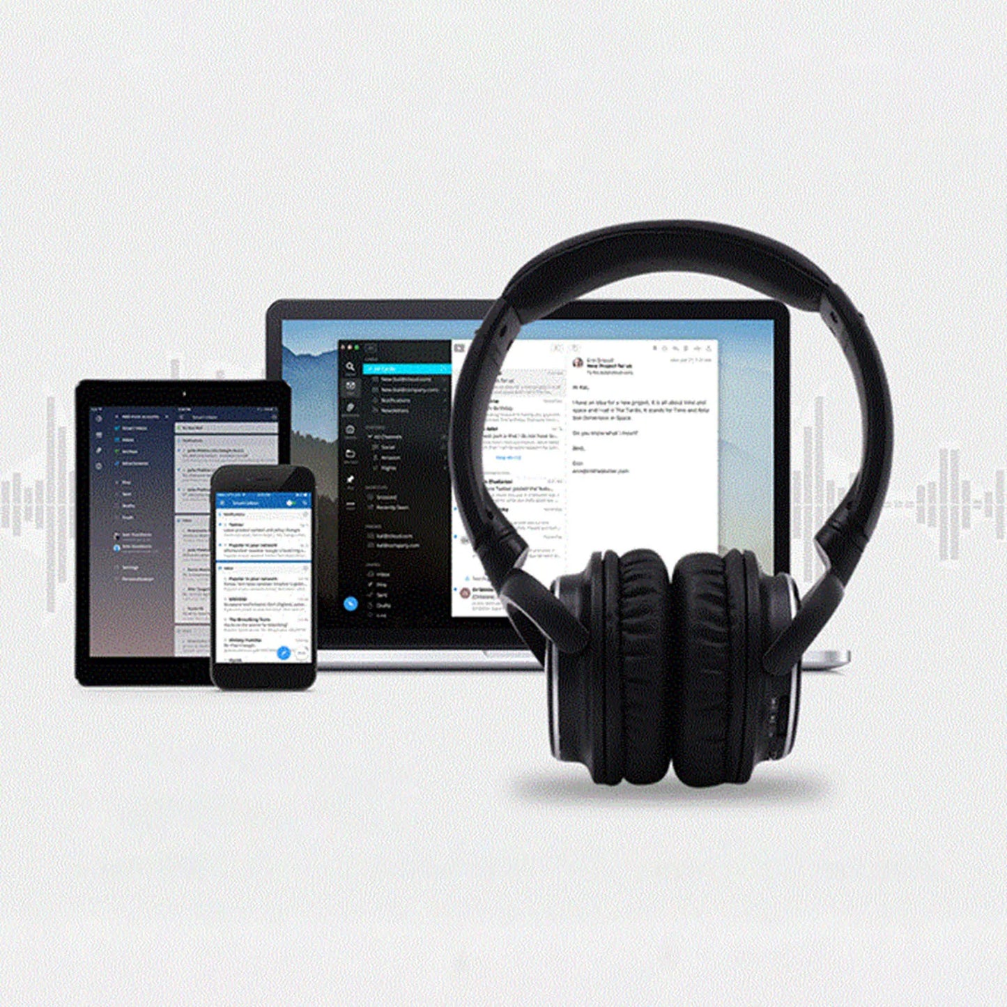Bluetooth Headphone Wireless Stereo Music Headset Over-ear TF Card FM Radio Foldable Wired Earphone with Microphone APP Control