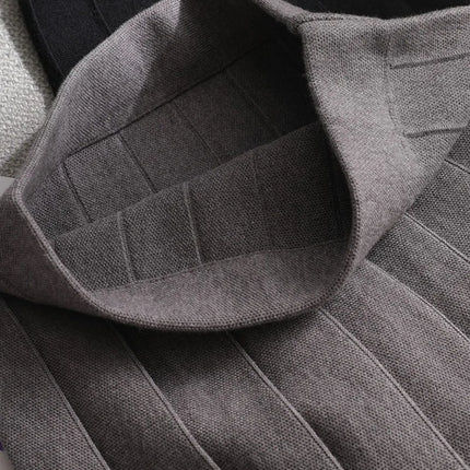 Ezsskj Autumn winter a-line thick short SWEATER Skirt Women  good quality cute pleated mini skirt female elegant  knit skirt