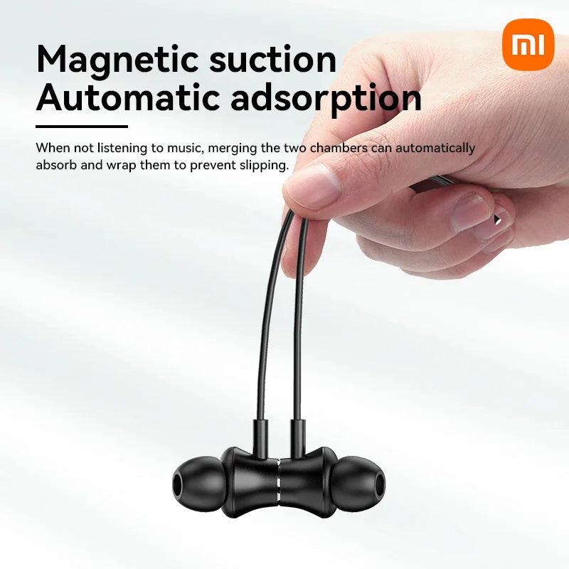 200 Hour Play XIAOMI i35 Neckband Wireless Earbuds Bluetooth5.3 Stereo Earphones Noise Reduction Sport Neckband Headset