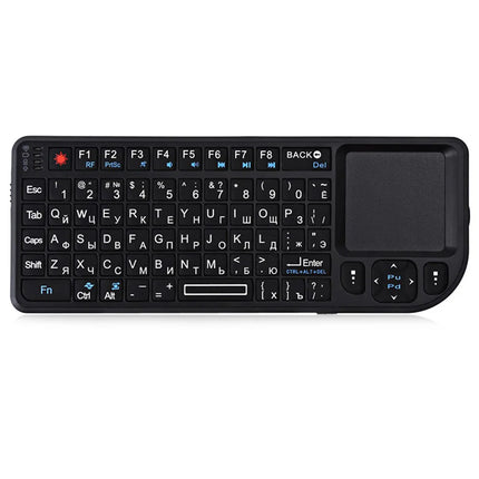 MRSVI A8 Mini Wireless Keyboard 2.4G 7 Color Backlit Touchpad Air Mouse With Infrared Indicator for Android TV Box PC,Office