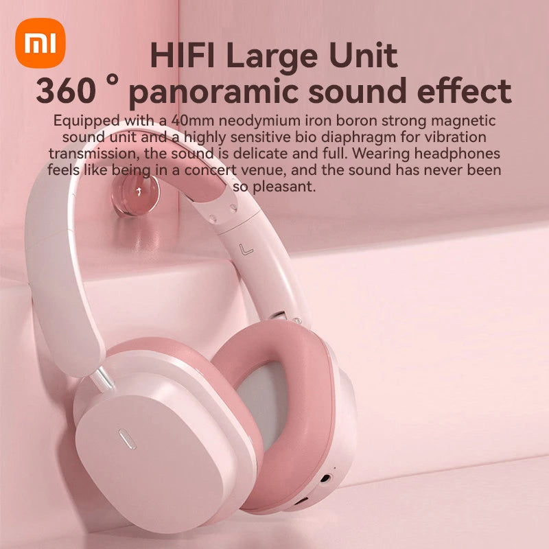 Xiaomi New Wireless Headphones Bluetooth 5.3 Headset Head Mounted Noise Cancelling Headband Sport Earbuds Earphones For Running