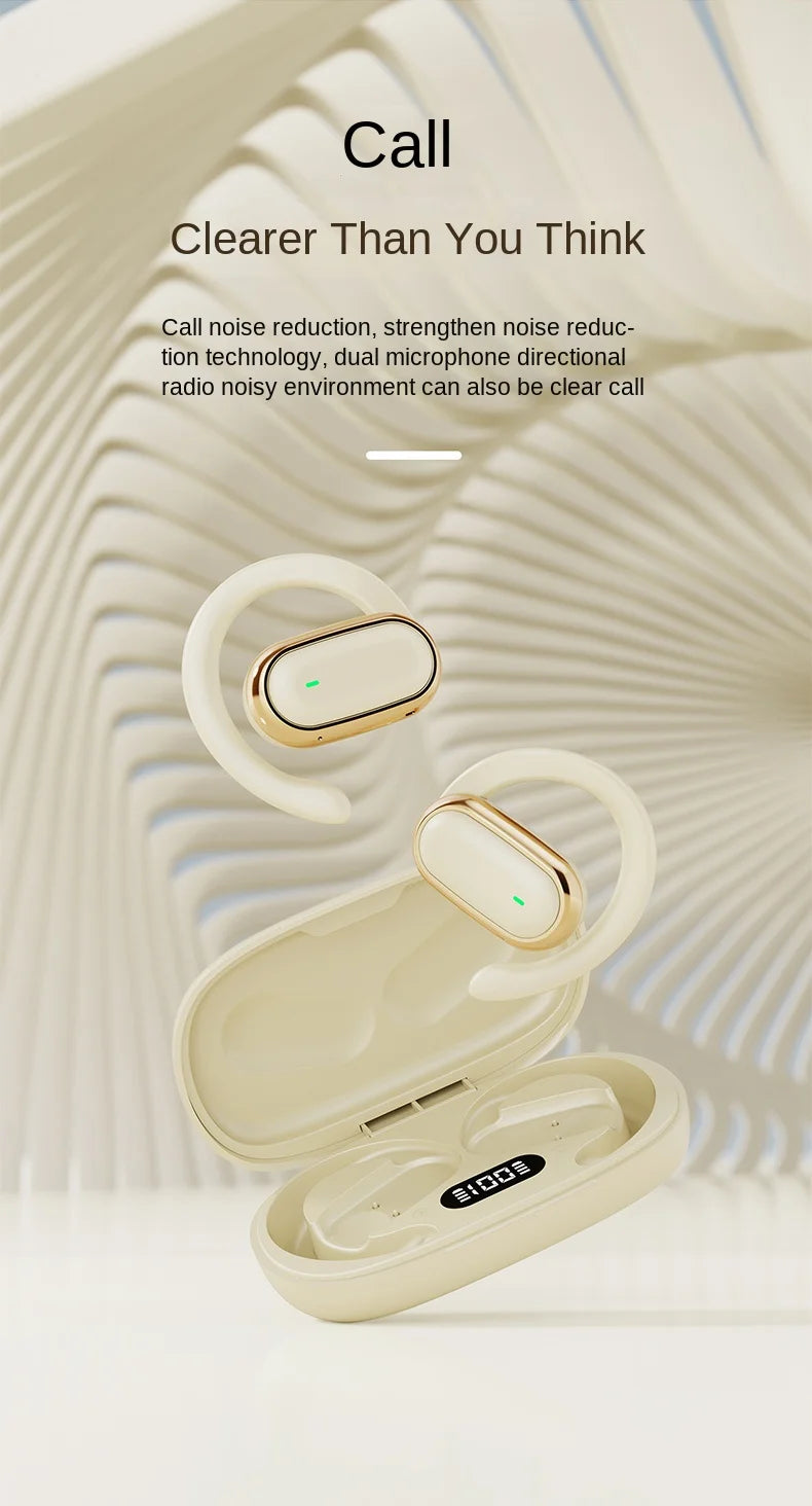 Original X96 TWS Bluetooth Headphones Wireless LED Digital Display Earphones Noise Reduction OWS Headset for Xiaomi Huawei Phone