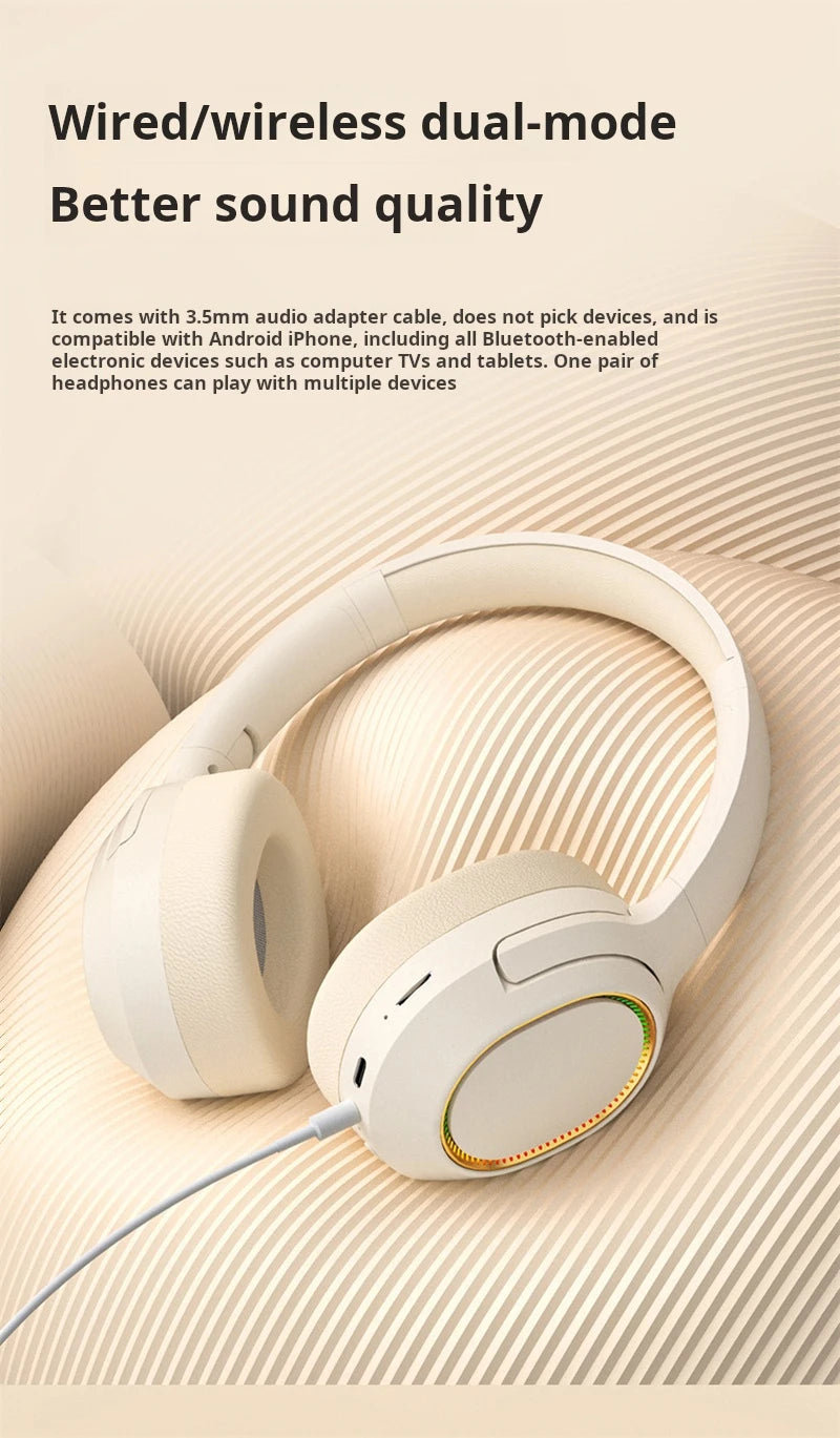 Original Xiaomi Wireless Headphones Bluetooth Earphone For Samsung IPhone Stereo Headset Game Support TF Card Earbuds With Mic