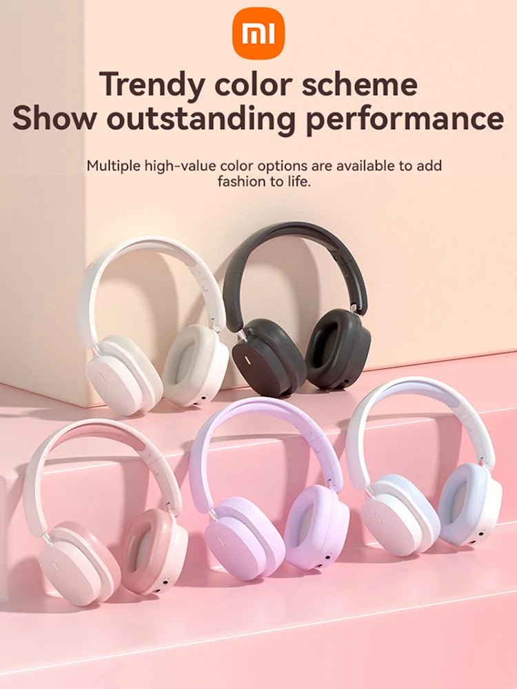 Xiaomi New Wireless Headphones Bluetooth 5.3 Headset Head Mounted Noise Cancelling Headband Sport Earbuds Earphones For Running
