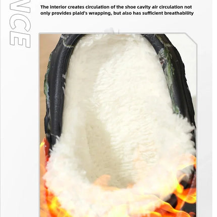 YRZL Winter Colgs Slippers Men's Shoes Men Beach Working Garden Shoe Home Soft Plush Slippers Bedroom Fuzzy Shoes Indoor Outdoor