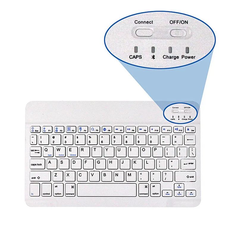 10 Inch Bluetooth Keyboard French Spanish Russian Arabic AZERTY Thai Keyboard Wireless Universal For IPad Tablet Pro 9.7 Android