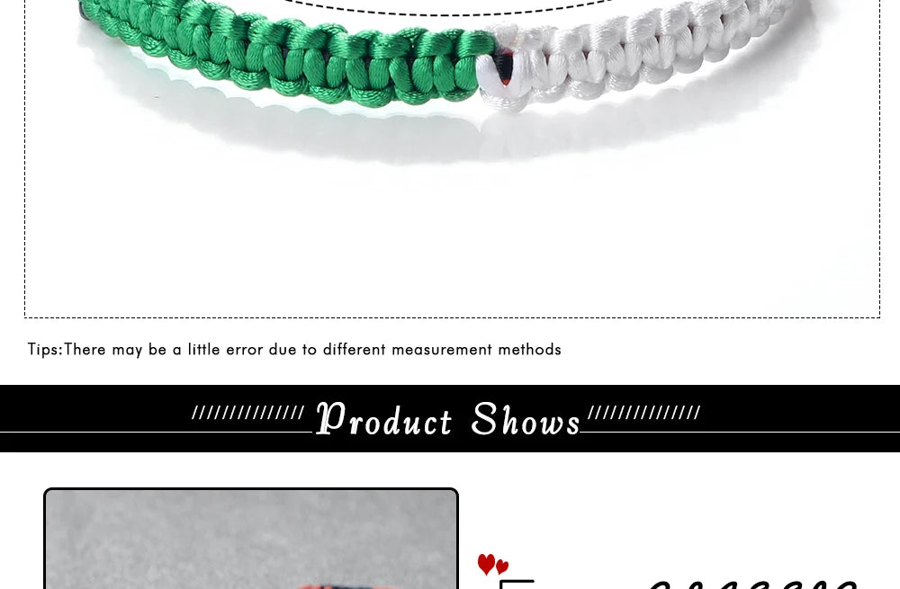 Palestine Flag String Bracelet Red Black White Green Rope Braided Bangle Christmas Gift UAE Kuwait Natural Stone Beads Bracelets