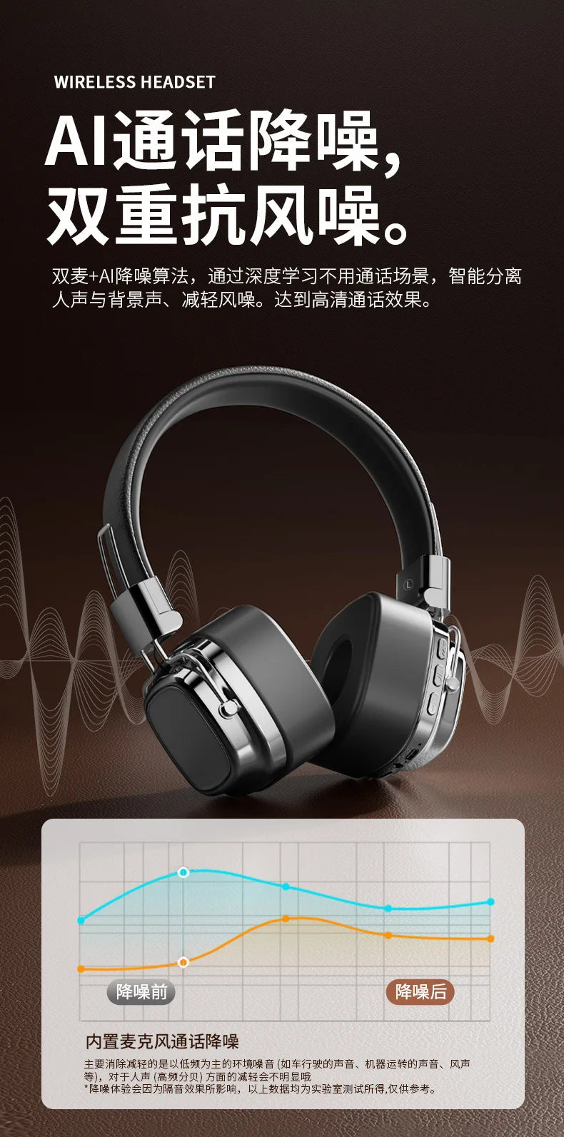 Original XIAOMI Bluetooth Wireless Headphones CR-8 Retro TWS Earphone For Samsung iPhone HIFI Game Headset With Mic Earbuds
