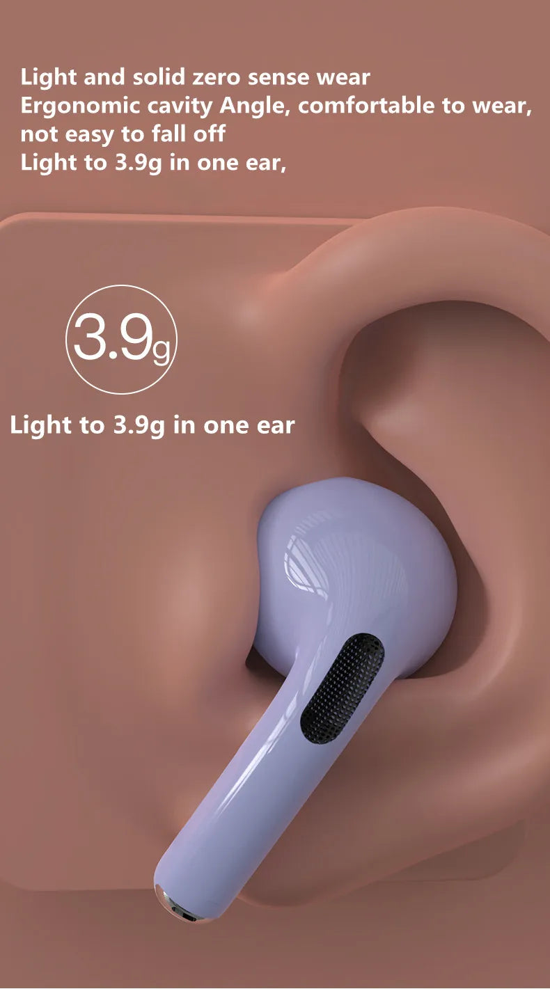 Original Air Pro 6 TWS Wireless Headphones Fone Bluetooth Earphones Mic Pods InEar Earpods Pro6 sport Headset For Xiaomi