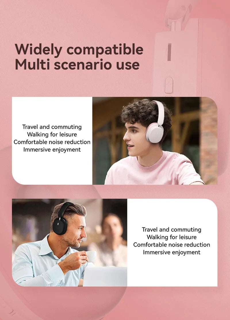 Xiaomi SY30 Wireless Bluetooth Earphones Headset Head Mounted Noise Stereo Cancelling Earphones Sports With Mic Music Headphones