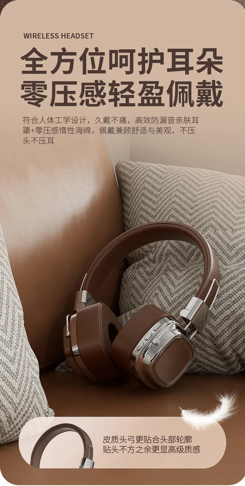 Original XIAOMI Bluetooth Wireless Headphones CR-8 Retro TWS Earphone For Samsung iPhone HIFI Game Headset With Mic Earbuds