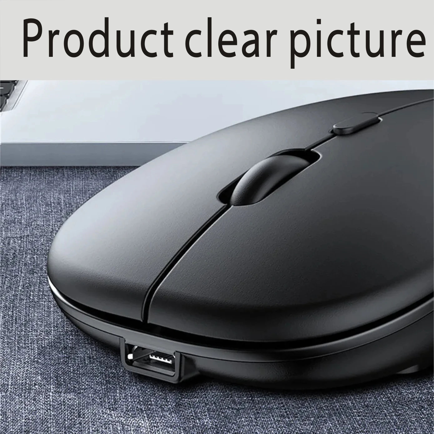 Rechargeable Bluetooth Mouse Wireless Dual Mode 5.2 Silent Computer gaming Ergonomic Mouse 2.4 USB for PC Laptops