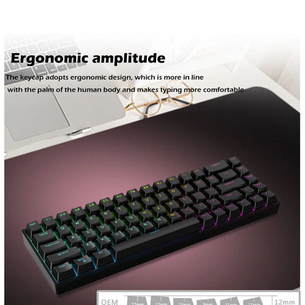 Raven68 Hot Swappable Wired Magnetic Axis Mechanical Keyboard 8K Return Rate Custom Key Range Electronic Sports Gaming Keyboard