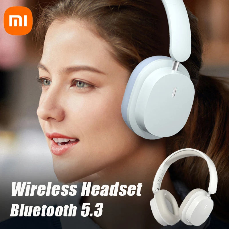 Xiaomi New Wireless Headphones Bluetooth 5.3 Headset Head Mounted Noise Cancelling Headband Sport Earbuds Earphones For Running