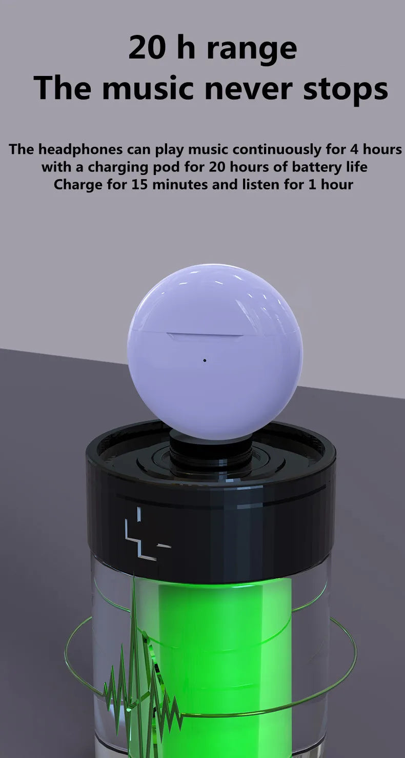 Original Air Pro 6 TWS Wireless Headphones Fone Bluetooth Earphones Mic Pods InEar Earpods Pro6 sport Headset For Xiaomi