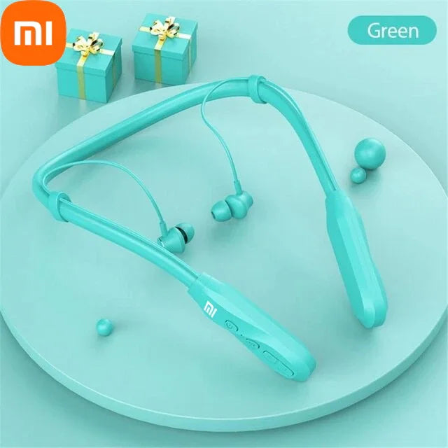 200 Hour Play XIAOMI i35 Neckband Wireless Earbuds Bluetooth5.3 Stereo Earphones Noise Reduction Sport Neckband Headset