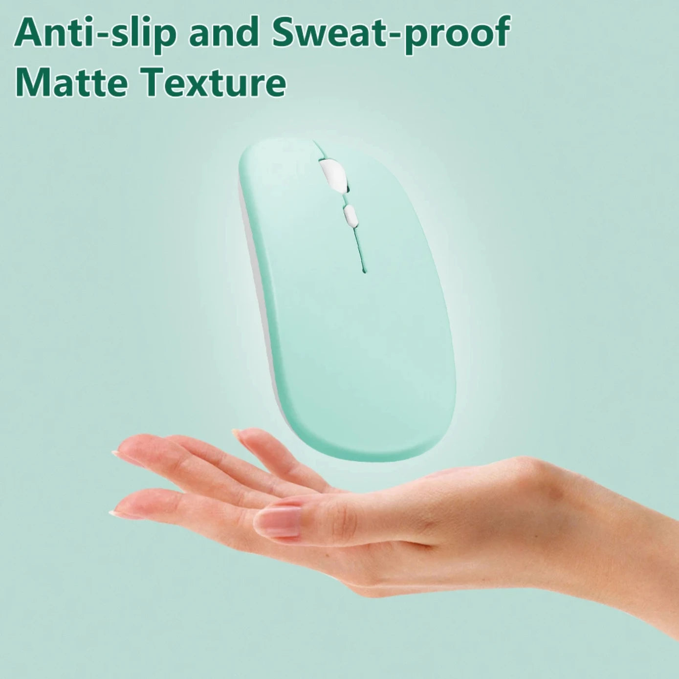Rechargeable Bluetooth Mouse Wireless Dual Mode 5.2 Silent Computer gaming Ergonomic Mouse 2.4 USB for PC Laptops