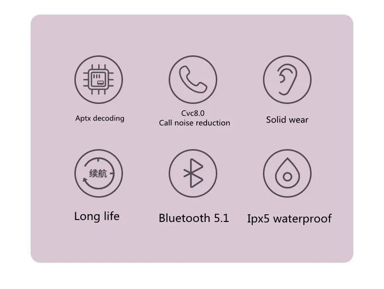 Original Air Pro 6 TWS Wireless Headphones Fone Bluetooth Earphones Mic Pods InEar Earpods Pro6 sport Headset For Xiaomi