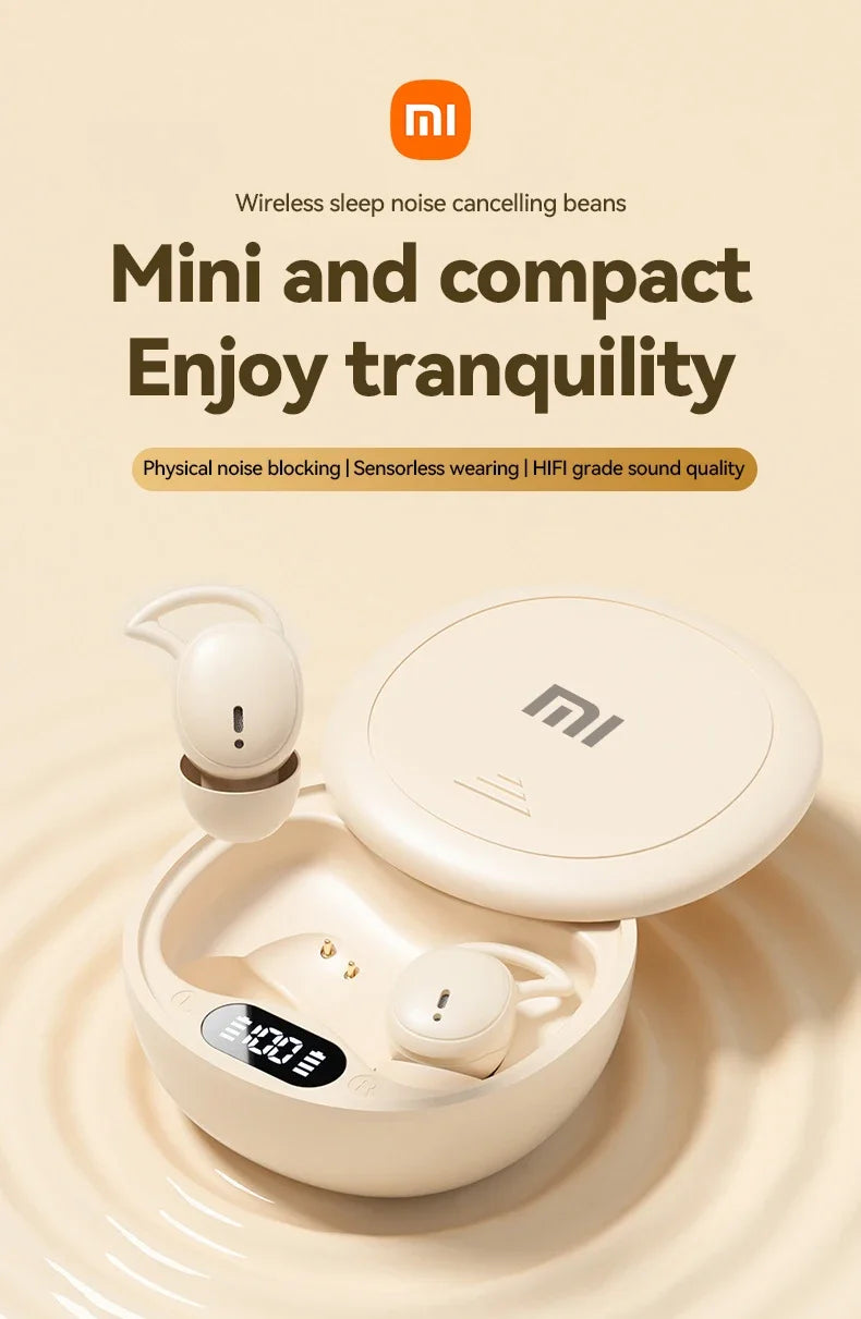 XIAOMI MIJIA M73 TWS Sleep Wireless Earbuds Bluetooth5.4 In Ear Stereo Hidden Earphones Noise Cancelling Headphones With Mic