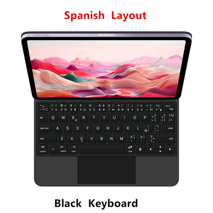 Magic Keyboard for iPad 11th 10th Generation Case 2025 iPad A16 11th 11" A3354 A3355 A3356 A2696 Smart Magnetic Book Cover Folio