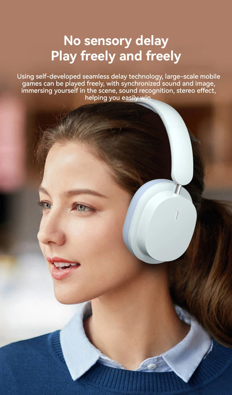 Xiaomi SY30 Wireless Bluetooth Earphones Headset Head Mounted Noise Stereo Cancelling Earphones Sports With Mic Music Headphones