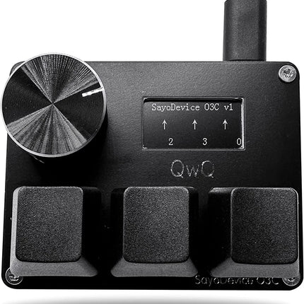 O3C SayoDevice OSU O3C Rapid Trigger Hall Switches Magnetic Pink Switches Keyboard With Knob Screen Copy Paste Shotcut