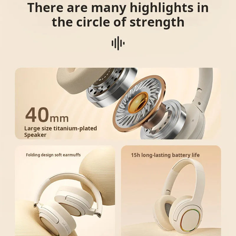 Original Xiaomi Wireless Headphones Bluetooth Earphone For Samsung IPhone Stereo Headset Game Support TF Card Earbuds With Mic