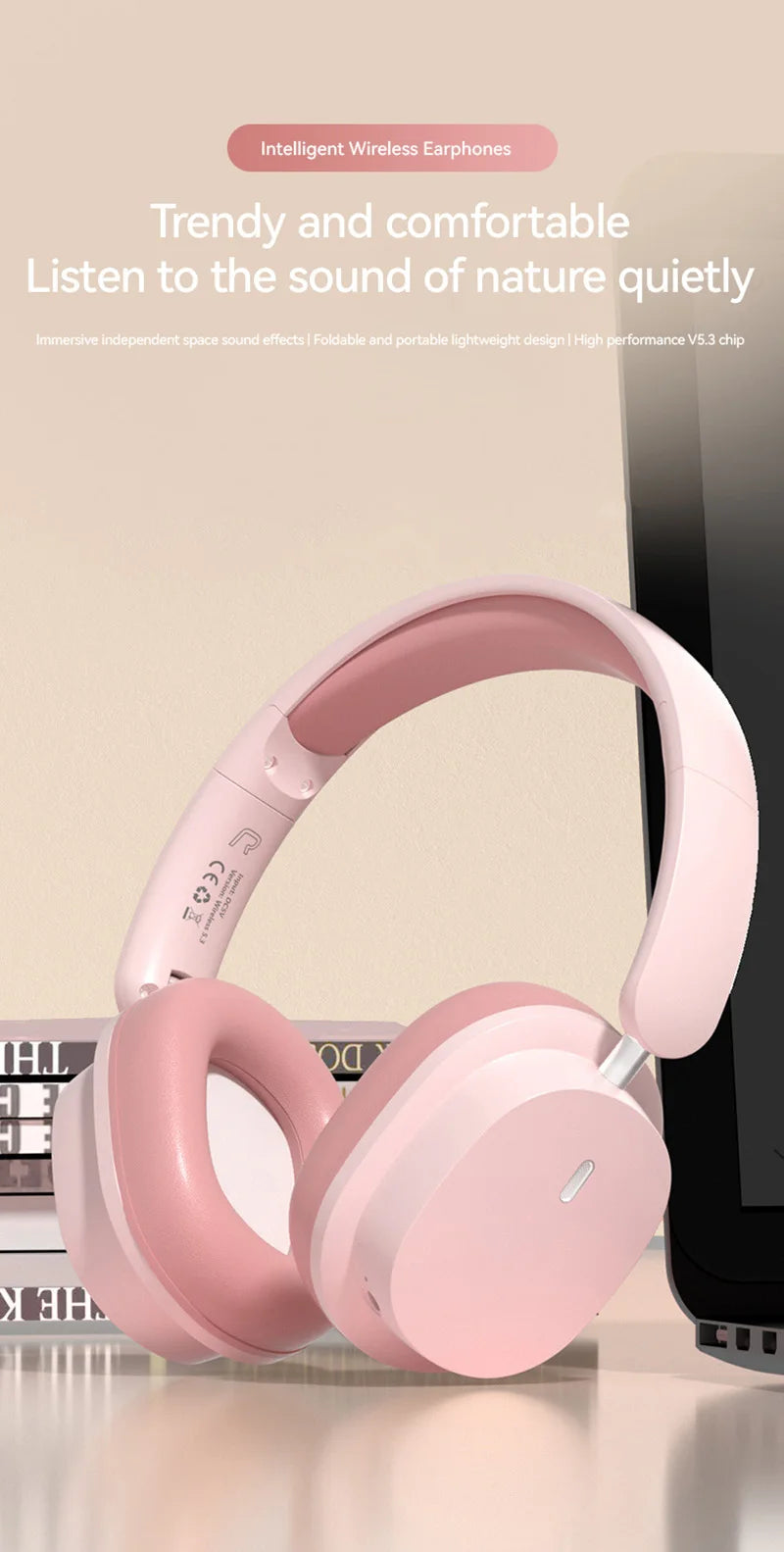 Xiaomi SY30 Wireless Bluetooth Earphones Headset Head Mounted Noise Stereo Cancelling Earphones Sports With Mic Music Headphones