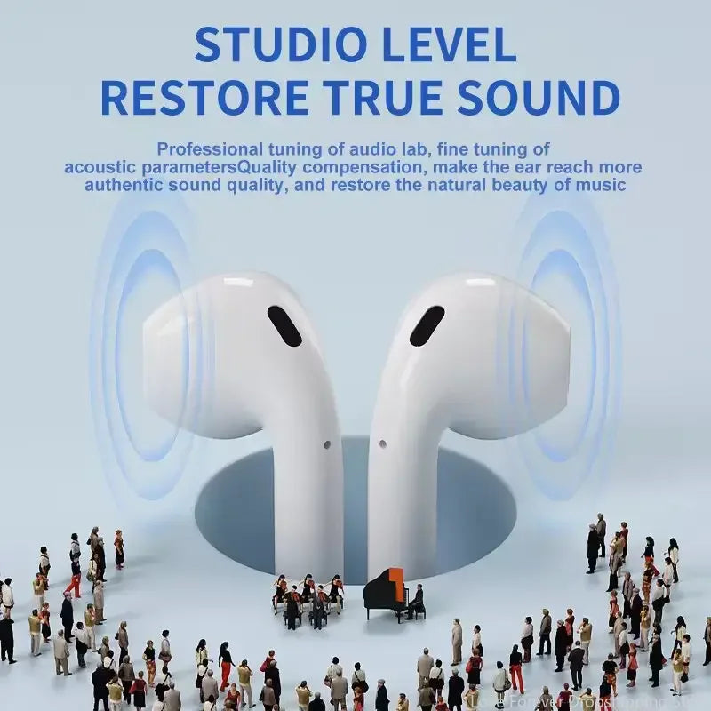 Xiaomi A2Pro Earphones Active Noise Reduction Wireless ANV Full Color LED Intelligent Touch Screen Wireless Bluetooth Headphones