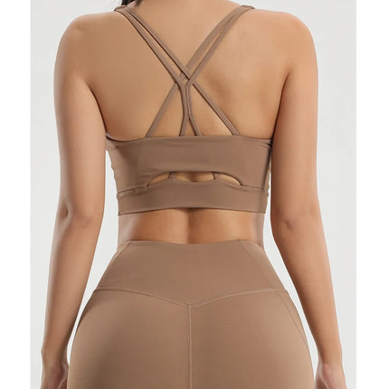 Women's Gym Two Piece Set Yoga Bra Underwear Tight Training Pants Bottom Pants Fitness Clothing Fitness Pants Set Exercise Set