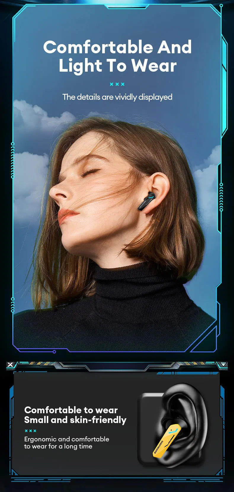 free shippping items cheap TRANSFORMERS TF-T10 True Wireless Bluetooth Earphones Music Headphones High Quality Choice Earbuds