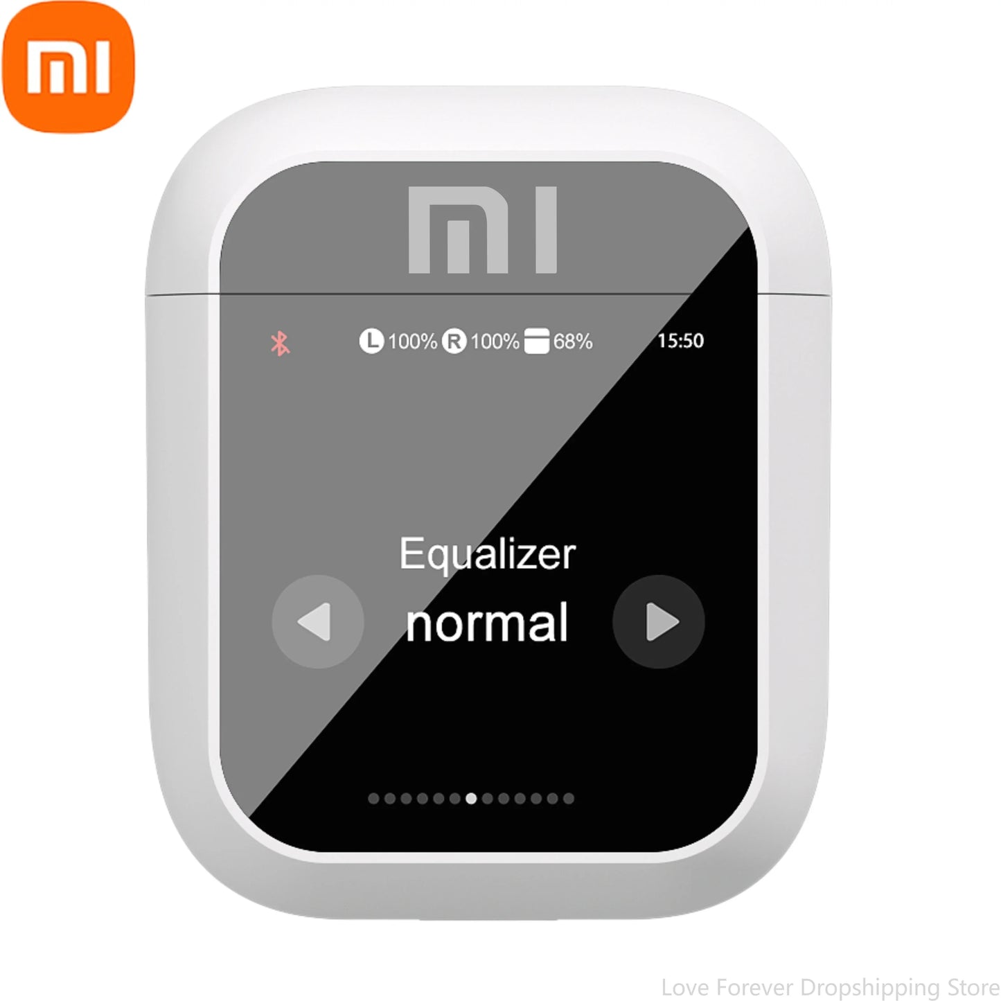 Xiaomi A2Pro Earphones Active Noise Reduction Wireless ANV Full Color LED Intelligent Touch Screen Wireless Bluetooth Headphones