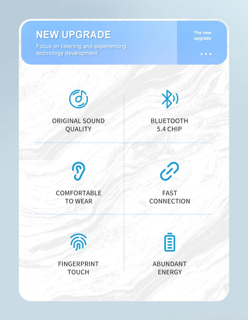 Xiaomi A2Pro Earphones Active Noise Reduction Wireless ANV Full Color LED Intelligent Touch Screen Wireless Bluetooth Headphones
