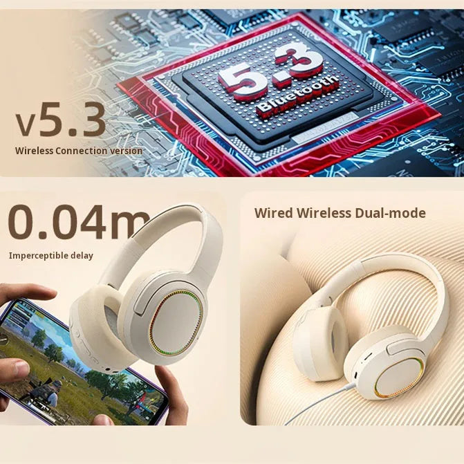 Original Xiaomi Wireless Headphones Bluetooth Earphone For Samsung IPhone Stereo Headset Game Support TF Card Earbuds With Mic