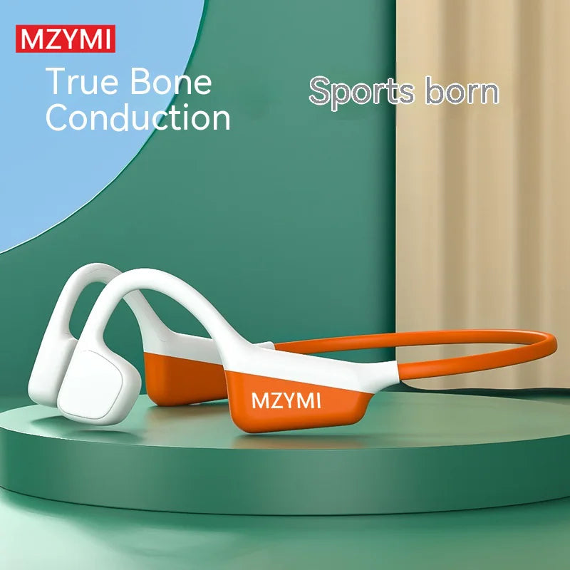 MZYMI A20 Bone Conduction Neckband Wireless Earphones Mijia Bluetooth Headphones Sports Over Ear Headset With Mic Stereo Earbud
