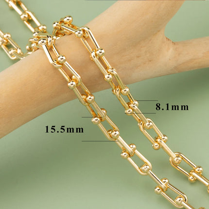 YEGUI C77,diy chain,18k gold rhodium plated,copper,pass REACH,nickel free,jewelry making,charms,diy bracelet necklace,1m/lot